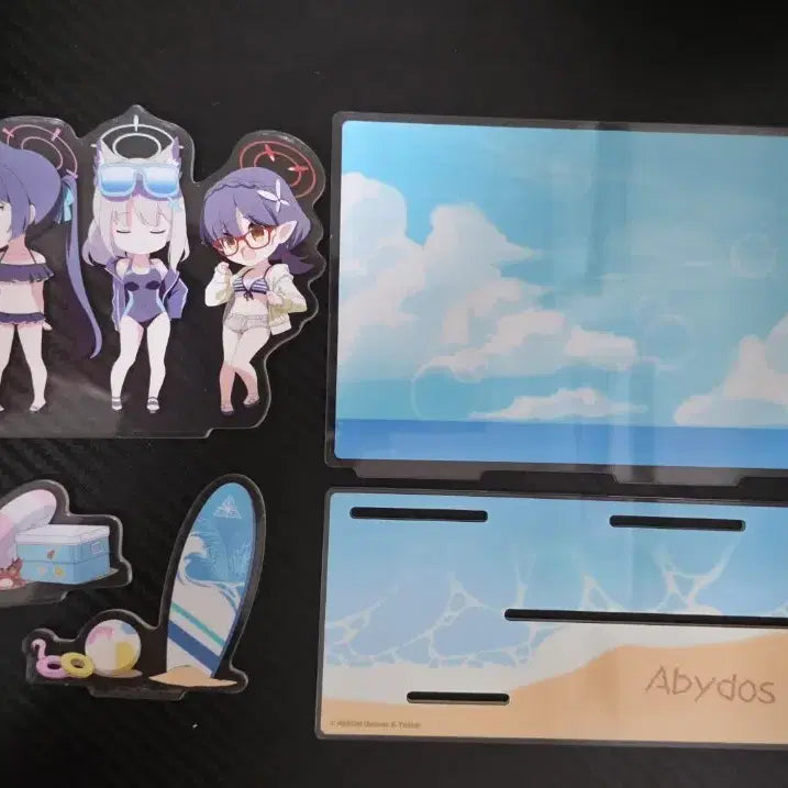[BUNJANG] Blue Archive Abyssal Summer Acrylic Diorama / 블루아카이브 수영복 아비도스 아크릴 디오라마