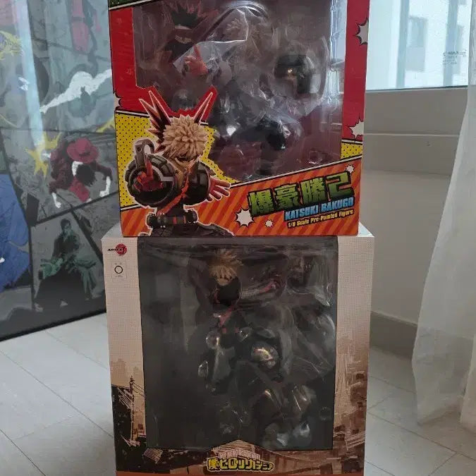 [BUNJANG] Kotobukiya My Hero Academia Bakugo Figure Bundle Set (with Bonus Heads) / [특전헤드O] 코토부키야 나의 히어로 아카데미아 바쿠고 피규어 일괄