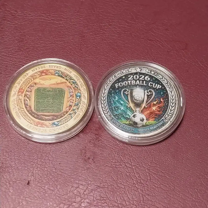 [BUNJANG] Champion 2026 Limited Edition Soccer Commemorative Coin Medal Set / ( 챔피언 2026,축구한정판기념코인발행스타디움)