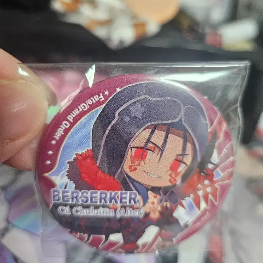 [BUNJANG] Fate/Grand Order Cú Chulainn Berserker Can Badge / 페이트 쿠훌린 버서커 캔뱃지