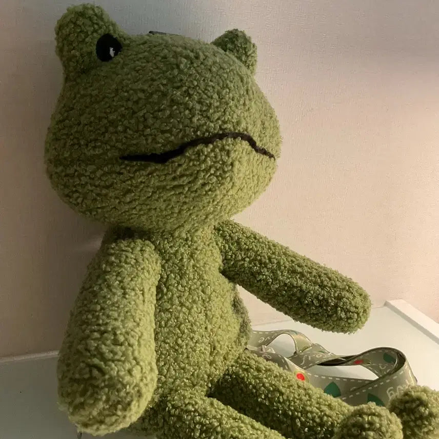 [BUNJANG] Frog Plush Bag / 개구리 가방