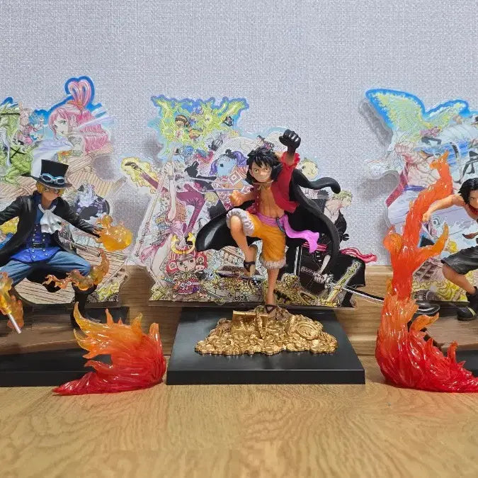 [BUNJANG] One Piece Three Brothers Luffy, Ace, Sabo Figure Bundle Set / 일괄 대해적 백경 루피 에이스 사보 3형제