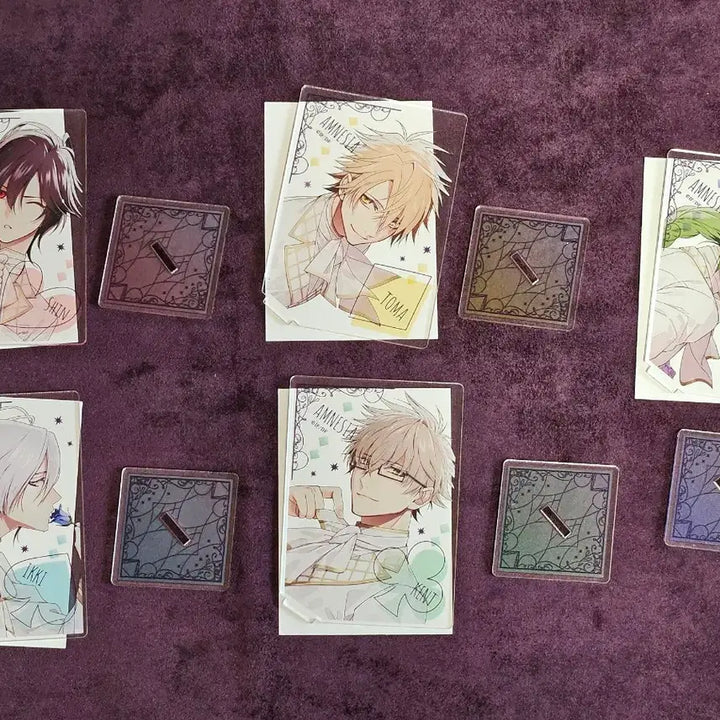 [BUNJANG] AMNESIA LATER×CROWD Acrylic Stand Set (5 Types) / AMNESIA 암네시아 아크릴 스탠드 5종 세트