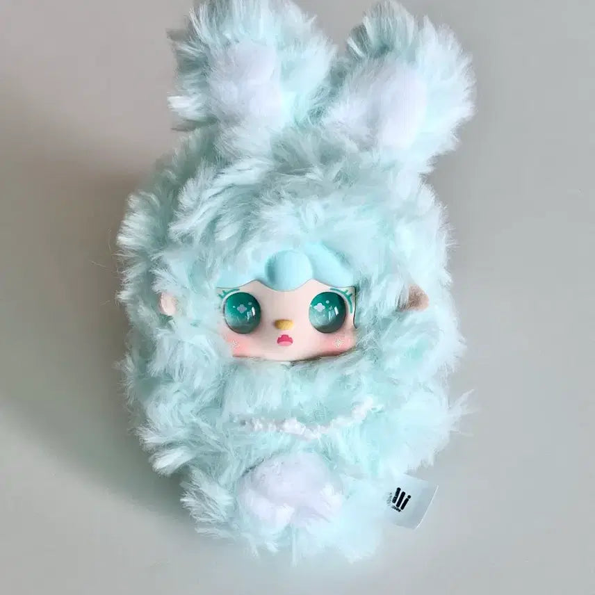 [BUNJANG] Babies 3 Yuki Hopping Bunny "Jjenggeut Ear" Light Blue Charm / 베이비쓰리 유키 호핑버니 _쫑긋귀 연하늘