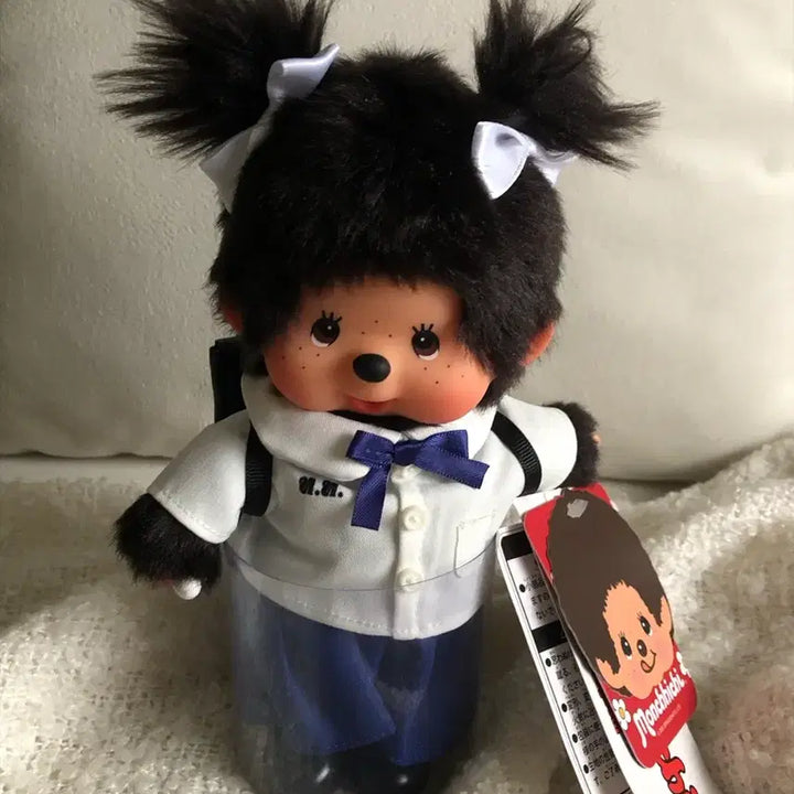 [BUNJANG] Monchhichi School Uniform Girl Thailand Exclusive / 태국 한정 몬치치 교복 여아