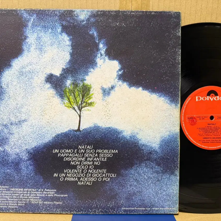 [BUNJANG] Umberto Balsamo Natali 1975 Original LP / (수입 LP) Umberto Balsamo - Natali 1975년초반