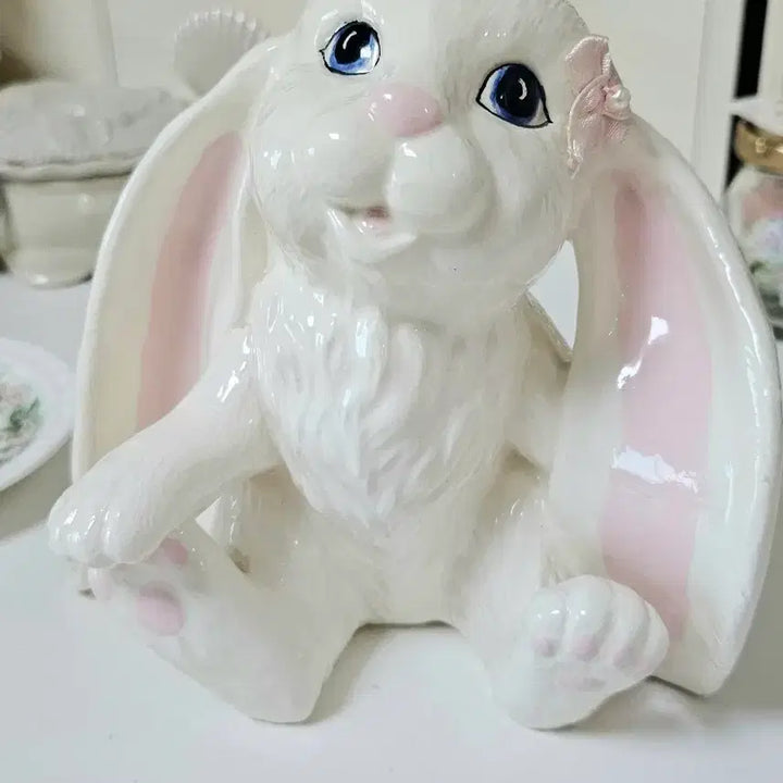 [BUNJANG] Vintage Ceramic Rabbit Figurine / 빈티지 도자기 토끼