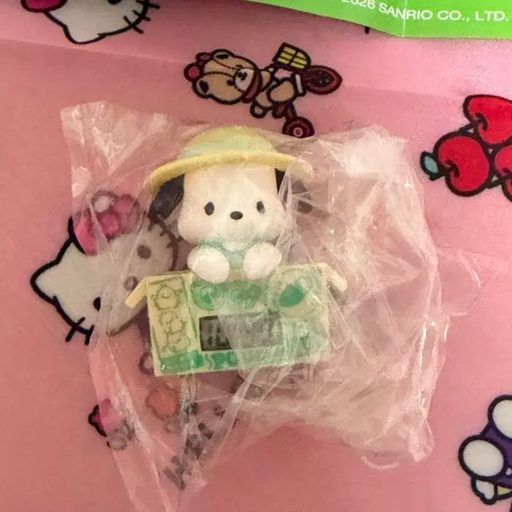 [BUNJANG] Sanrio Pochacco Cardboard Watch 3rd Edition Mini Clock / 산리오  가챠  골판지시계3탄 포차코 미니 시계