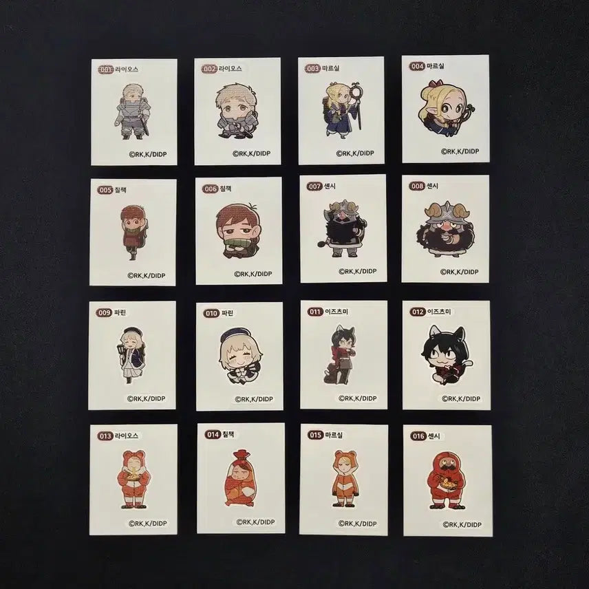 [BUNJANG] Dungeon Meshi - Seven Seas Sticker, Pin Badge, Acrylic Grip Tok, Sticker Bundle Set / 던전밥 칠책 스티커 핀뱃지 아크릴 그립톡 일괄