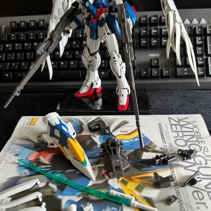 [BUNJANG] MG Wing Gundam Zero (EW) Ver.Ka / MG 윙 건담 제로 (EW) Ver.Ka 가조립