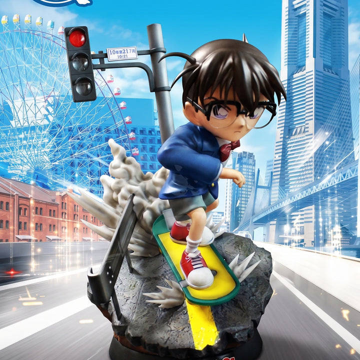 [BUNJANG] Detective Conan Edogawa Conan Traffic Light Ver. Resin Statue / 미친초대박할인 - 명탐정코난 레진 - 에도가와 코난 - 신호등 버젼