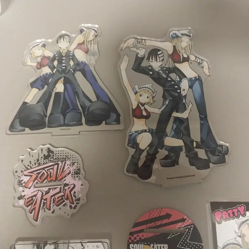 [BUNJANG] Soul Eater Original Art Acrylic Block Death the Kid Liz Thompson Party / 소울이터 원화아크릴 블럭 데스더키드리즈파티