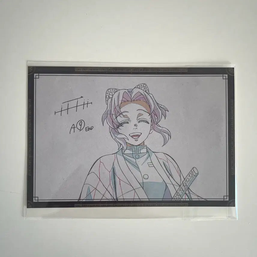 [BUNJANG] Demon Slayer: Mugen Train Ufotable Shinobu Original Art Postcard / 귀멸의칼날 무한성 유포테이블 시노부 원화 엽서 판매합니다.