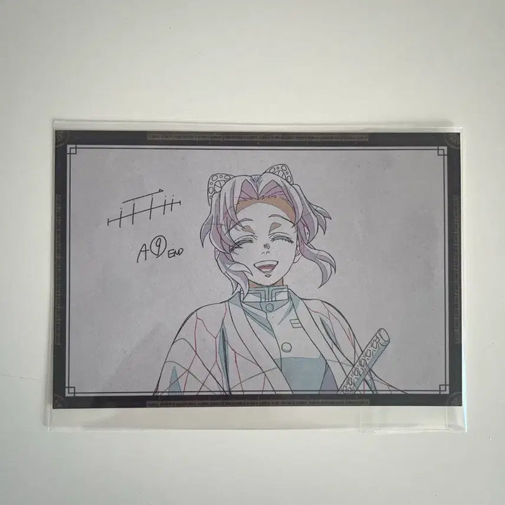 [BUNJANG] Demon Slayer: Mugen Train Ufotable Shinobu Original Art Postcard / 귀멸의칼날 무한성 유포테이블 시노부 원화 엽서 판매합니다.