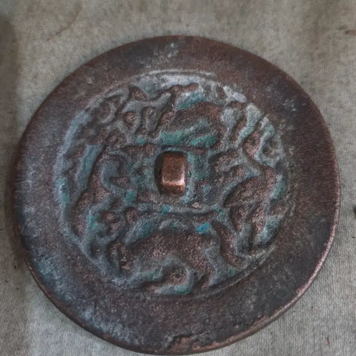 [BUNJANG] Miniature Bronze Mirror / 옛날 청동 미니 동경
