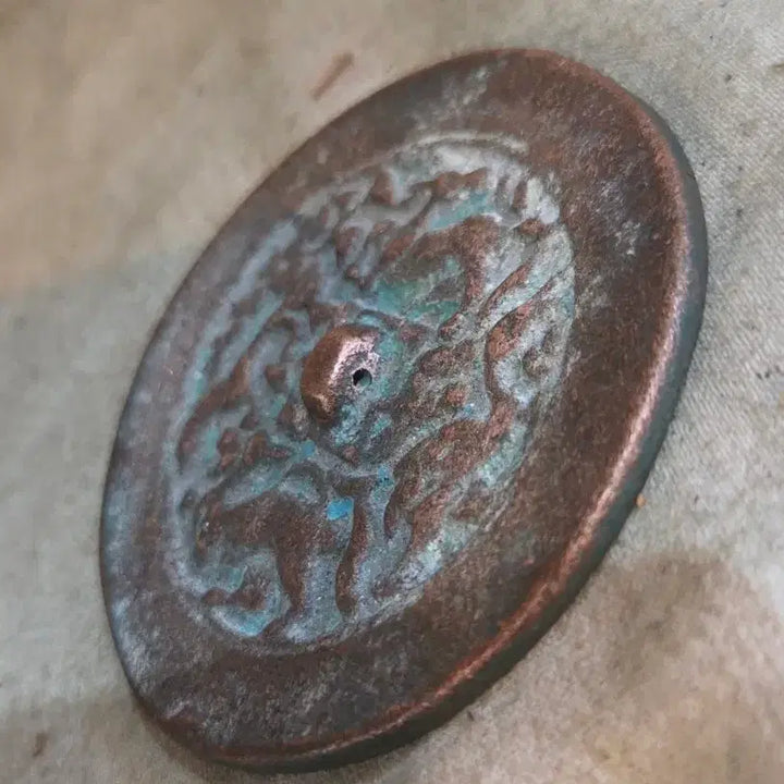 [BUNJANG] Miniature Bronze Mirror / 옛날 청동 미니 동경