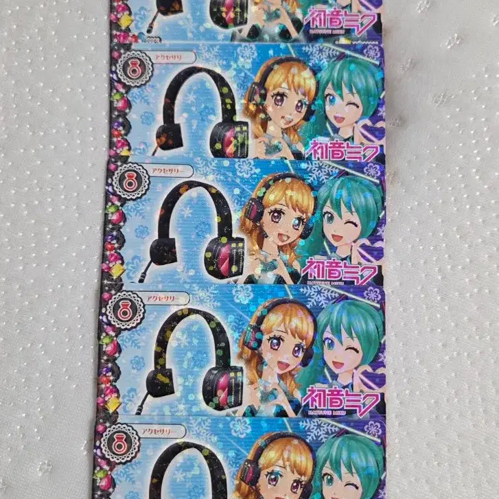 [BUNJANG] Aikatsu! x Hatsune Miku Collaboration Accessory Card (Sapporo Snow Festival Limited Promo) / 아이카츠 미쿠 콜라보 악세사리 카드 판매
