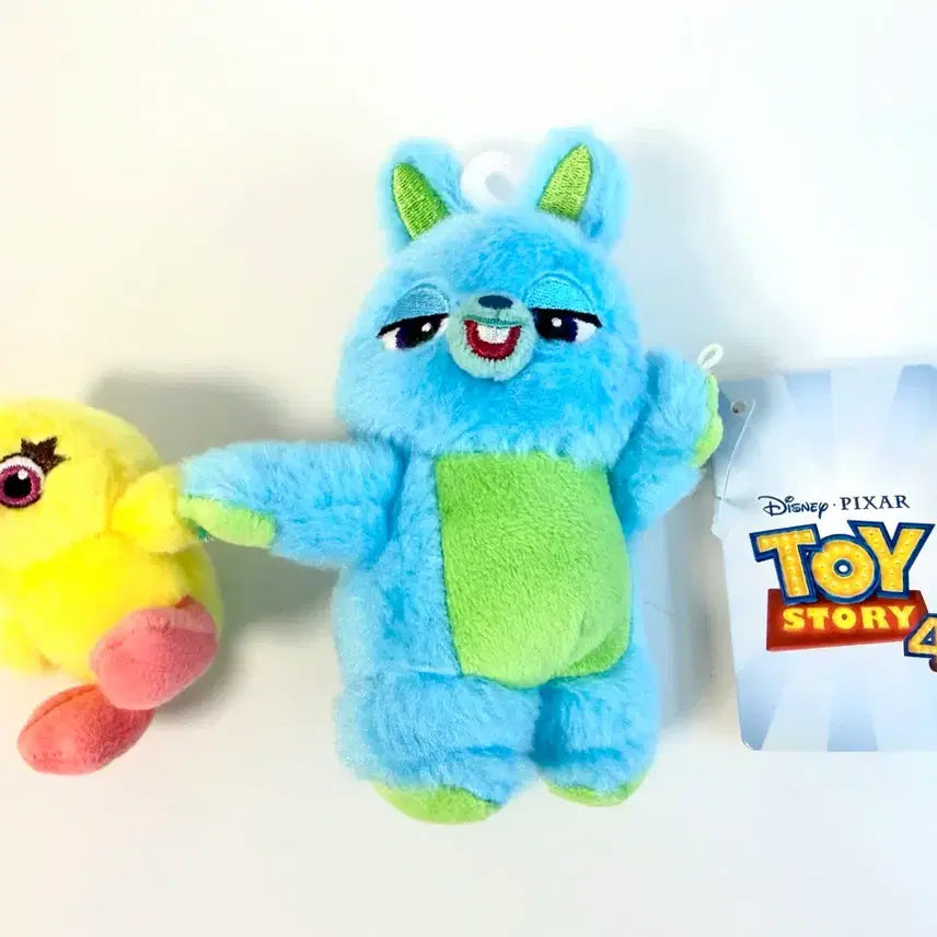 [BUNJANG] Disney Pixar Toy Story Ducky Bunny Keyring Plush / 토이스토리 더키버니 인형 키링
