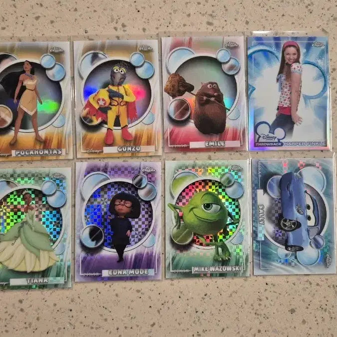 [BUNJANG] Disney Top Chrome Reflector &amp; X-Flector Bundle Set / (디즈니카드)26탑스크롬 리플렉터 및 x플렉터 일괄