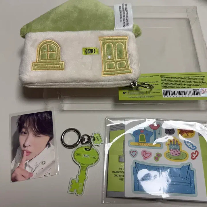 [BUNJANG] NCT WISH Riku 2025 Birthday MD Pouch Pack &amp; Photocard Bundle Set / [새상품] 엔시티위시 리쿠 2025 생일 엠디 파우치 팩 생일 포카