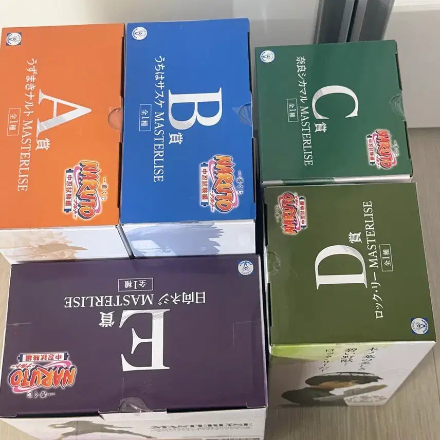 [BUNJANG] Naruto Ichiban Kuji Mid-level Ninja Naruto, Sasuke, Rock Lee, Neji, Shikamaru Figures / 나루토 제일복권 중급닌자 나루토 사스케 록리 네지 시카마루 피규어