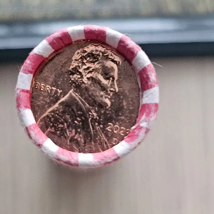 [BUNJANG] First Commemorative Mint Album &amp; LOOMIS 50 Cent Penny Roll Bundle Set / 퍼스트 커머레이티브 민트 앨범 + 루미스 50센트 페니 롤 일괄
