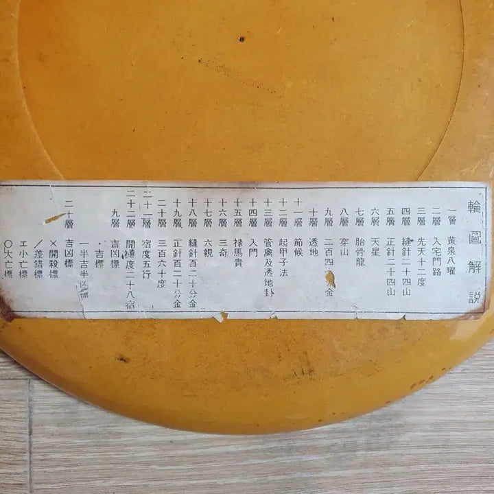 [BUNJANG] Large 22-Tier Feng Shui Compass (Nakyung/Yundo) / 풍수지리용 대형 22층 종합 패철 (나경/윤도)