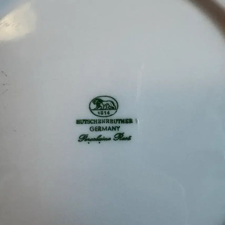 [BUNJANG] 1970s German Hutschenreuther Rose Salad Plate / 1970년대 독일 빈티지 후첸로이터 로제 샐러드 접시