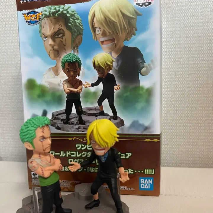 [BUNJANG] One Piece Zoro &amp; Sanji World Collectable Figure / 원피스 조로 상디 월콜 피규어 양도