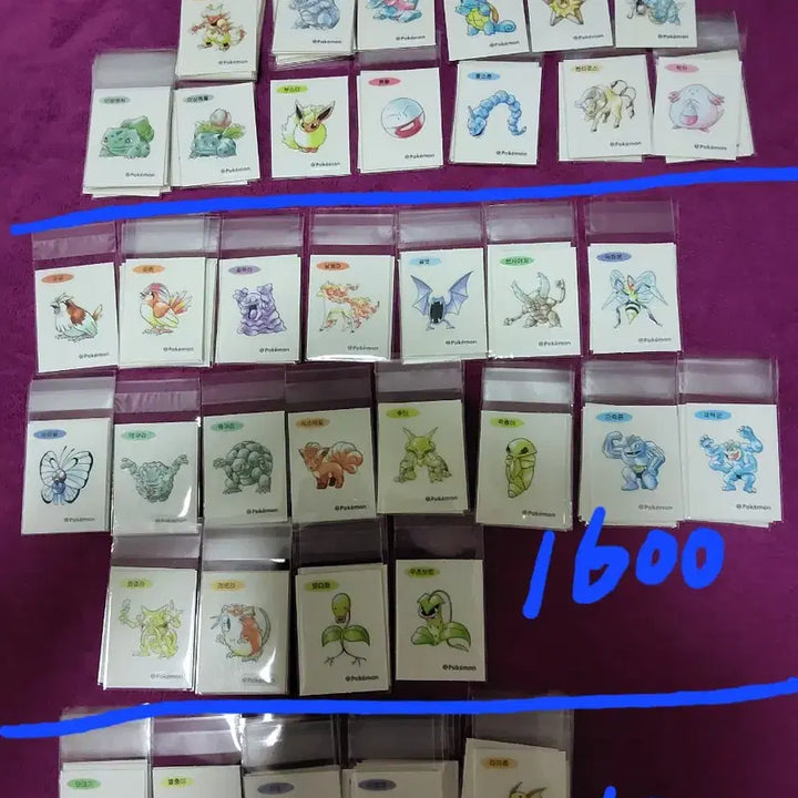 [BUNJANG] Pokemon 30th Anniversary Stickers / 포켓몬 띠부씰 신상 30주년 판매