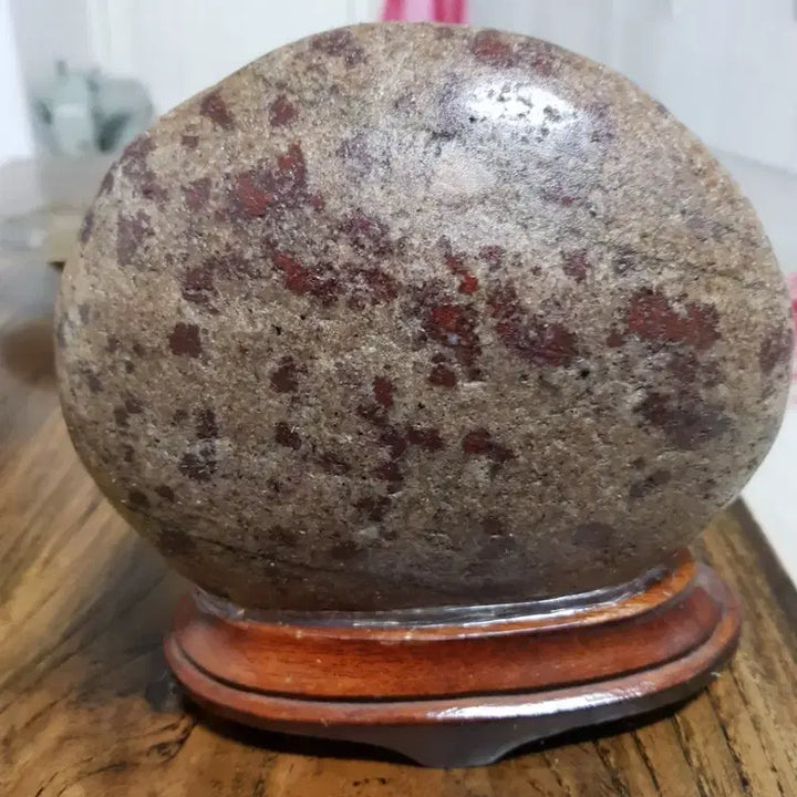 [BUNJANG] Natural Stone Red Spotted Natural Stone / 자연석 붉은 반점 원석 수석
