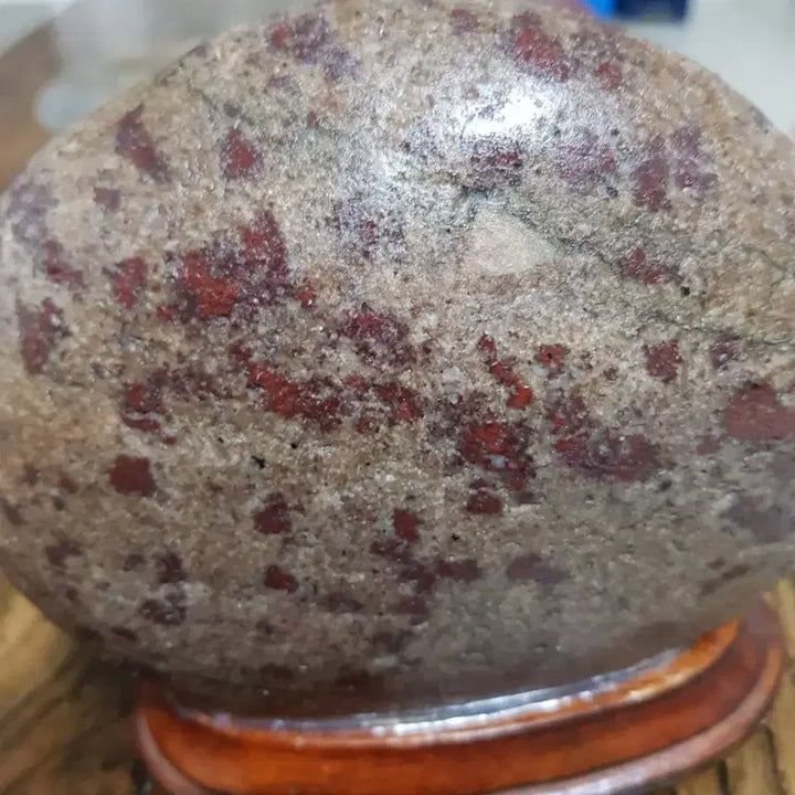 [BUNJANG] Natural Stone Red Spotted Natural Stone / 자연석 붉은 반점 원석 수석