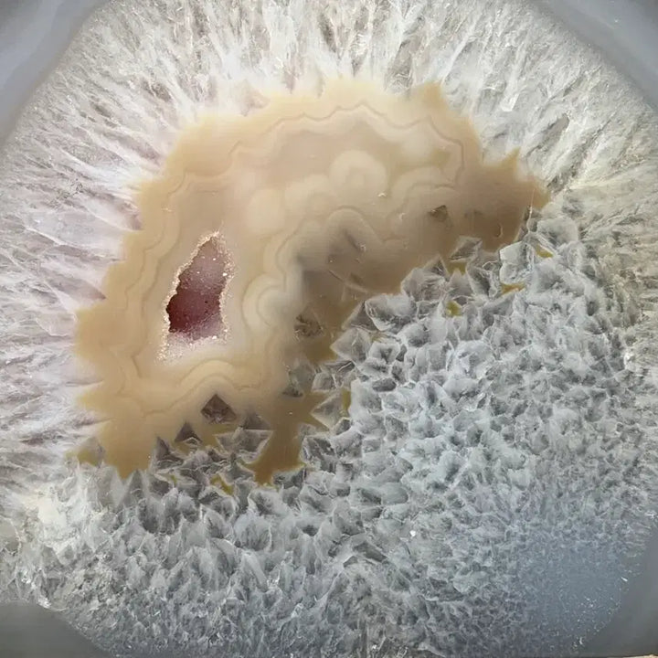 [BUNJANG] Sunrise Agate Mineral Specimen / <일출> 마노 아게이트 광물 수석