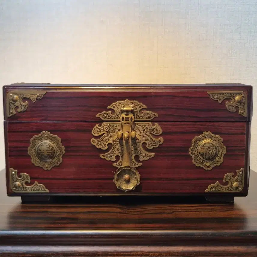 [BUNJANG] Korean Vintage Jewelry Box - 30cm / 한국 빈티지 보석함 [근대사 목함] - 30cm