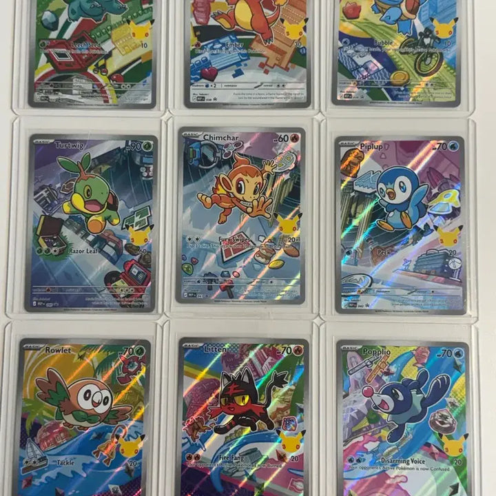 [BUNJANG] First Partner 1st, 4th, 7th Gen Starter Pokémon Cards / 퍼스트파트너 1,4,7세대 스타팅 포켓몬카드 북미