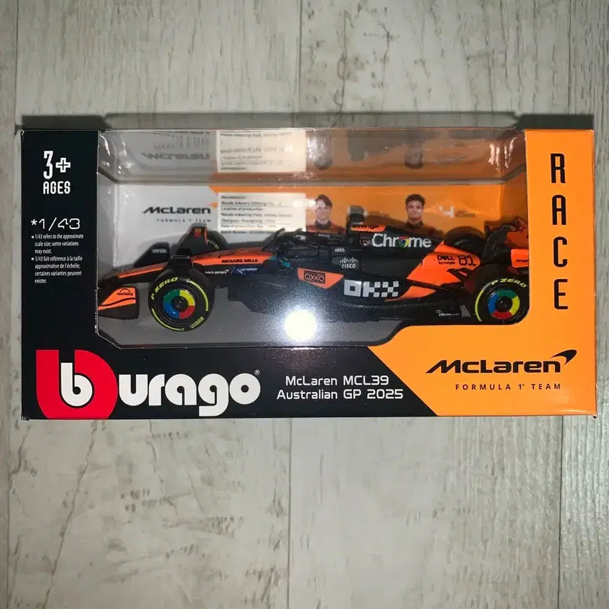 [BUNJANG] McLaren F1 2025 Piastri 1/43 Diecast Model / F1 맥라렌 25년식 1/43 피아스트리 다이캐스트