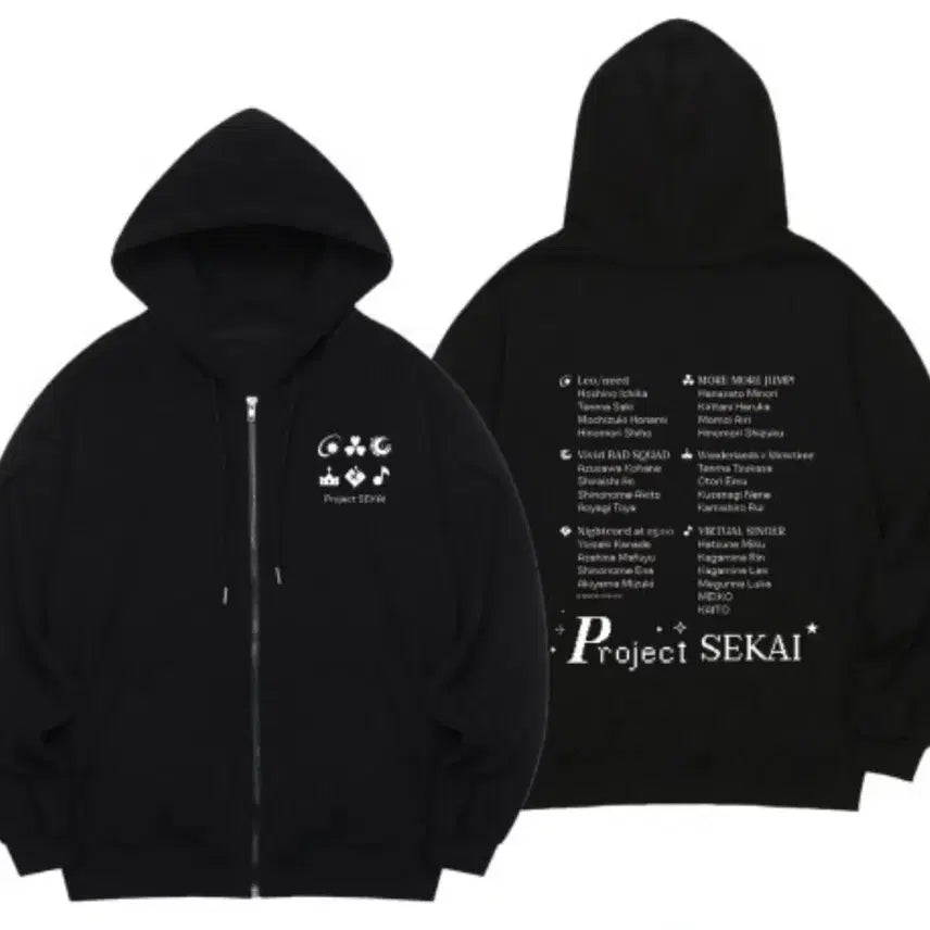 [BUNJANG] Project SEKAI SPAO Collaboration Hoodie Zip-up Jacket (Size L) / 프로젝트 세카이 스파오 콜라보 후드집업