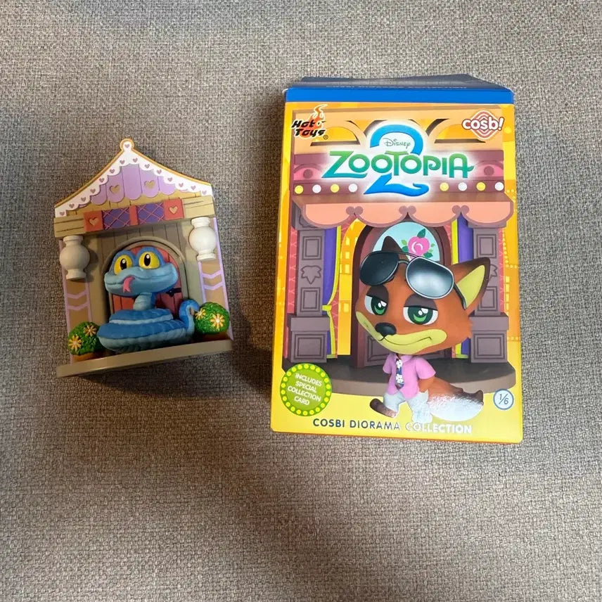 [BUNJANG] Hot Toys Zootopia 2 Cosbaby Gray Snake Diorama Figure (Unsealed) / 핫토이 주토피아2 디오라마 코스비 그레이 스네이크 피규어 개봉품