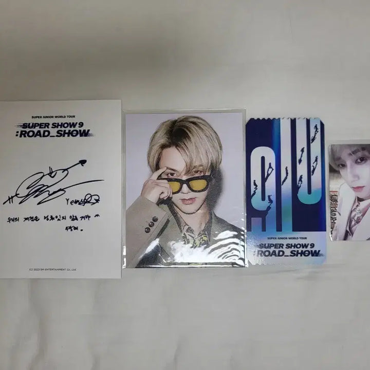 [BUNJANG] Super Junior Super Show 9 Yesung AR Ticket Set / [20%할인]슈퍼주니어 예성 슈퍼쇼9 AR 티켓 세트