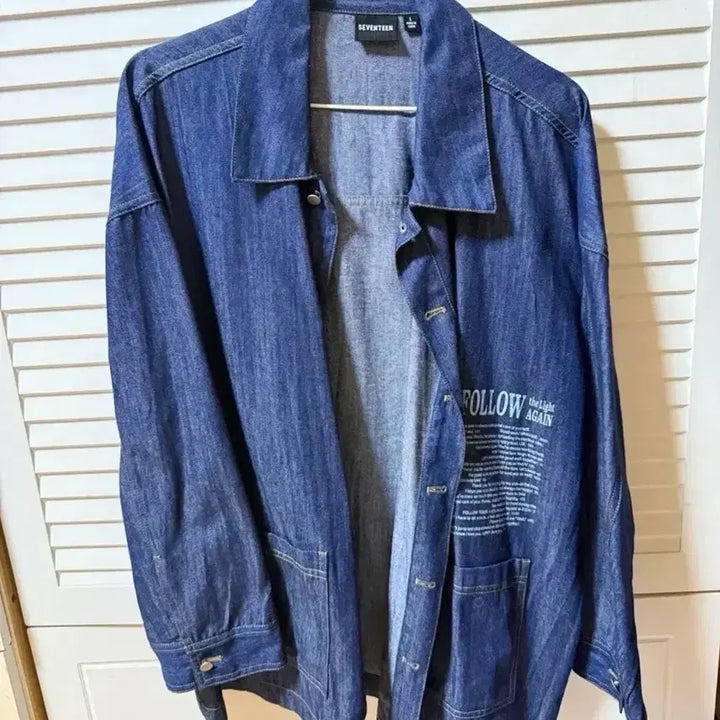 [BUNJANG] SEVENTEEN Follow Again Denim Shirt (Size L) / SVT 세븐틴 팔로우 어게인 데님 셔츠(L사이즈)