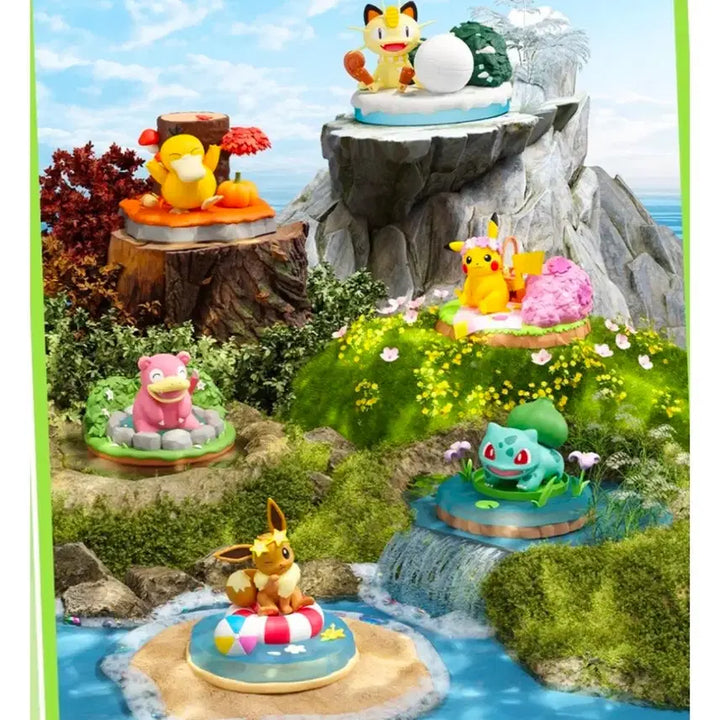 [BUNJANG] Pokemon Four Seasons Series Figures Full Set (6 Types) Bundle / 포켓몬 사계절 시리즈 피규어 전종 6종 일괄 판매