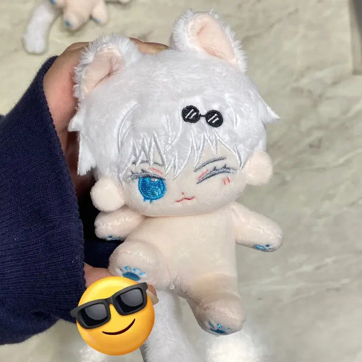 [BUNJANG] Jujutsu Kaisen Gojo Satoru 10cm Plush Doll (Wing Toru) / 주술회전 고죠 속성 10cm 솜인형 윙토루