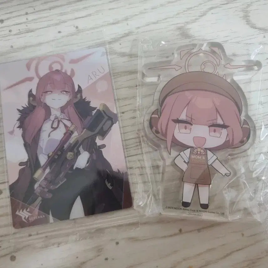 [BUNJANG] Blue Archive Aru Wafer Card &amp; Mom&