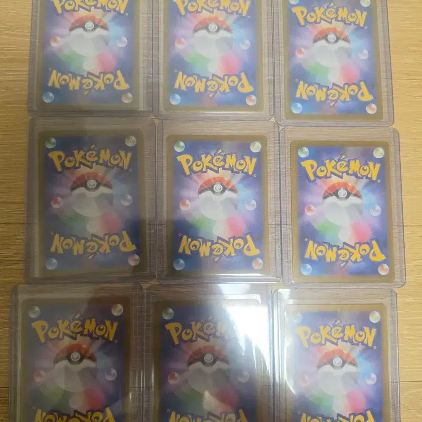 [BUNJANG] Pokemon Japanese Eevee Evolution 9-Card Set / 포켓몬카드 일판 이브이 진화체 9종 세트 / 몬스터볼 판매