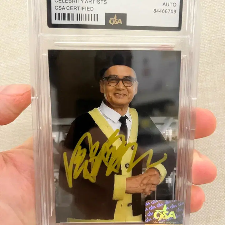 [BUNJANG] Chow Yun-fat Autographed Photocard / 주윤발 친필싸인 포토카드