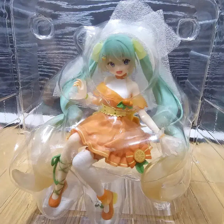 [BUNJANG] Hatsune Miku Orange Ver. Figure / 하츠네 미쿠 피규어 오렌지 ver.