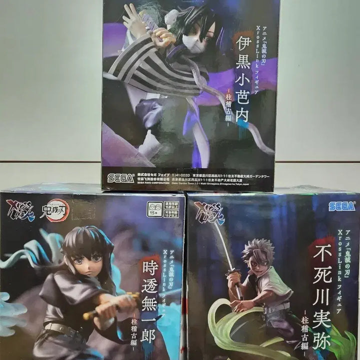 [BUNJANG] Demon Slayer: Kimetsu no Yaiba Cross Link Figure Set (3 Types) / 귀멸의 칼날 크로스링크 피규어 3종