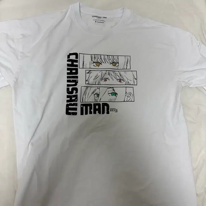 [BUNJANG] Chainsaw Man Pop-up Official T-Shirt / (마지막가격 택포 6.5) 체인소맨 팝업 공식 티셔츠 팝니다