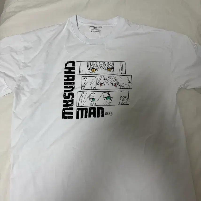 [BUNJANG] Chainsaw Man Pop-up Official T-Shirt / (택포 9.5) 체인소맨 팝업 공식 티셔츠 팝니다