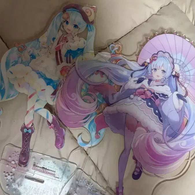 [BUNJANG] Yuki Miku Acrylic Stand Exhibition Set / 유키미쿠 아크릴 스탠드 전시품 세트